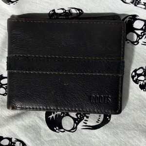 Roots Rich Brown Leather Wallet